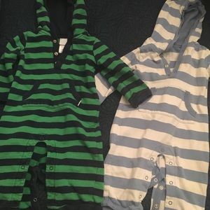 Old Navy hooded onesies
